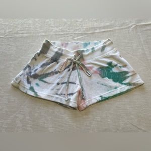 Hardtail Forever Terry Cloth Lounge Tie Dye Drawstring Shorts